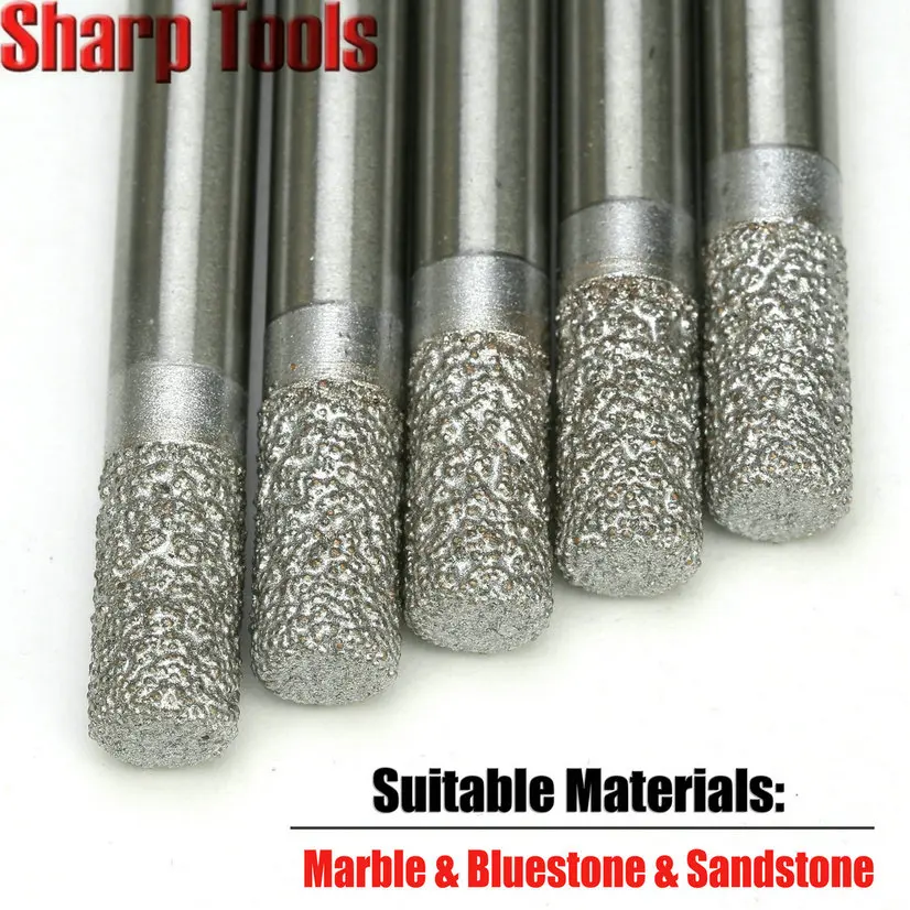10x20x120 мм плоский концевой фрезерный резец Алмазный станок камень мрамор