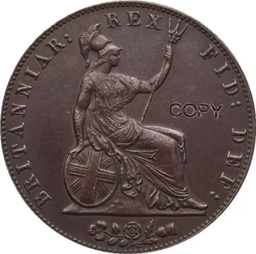 Копия монеты UK 1831 28 мм|copy|copy coins |