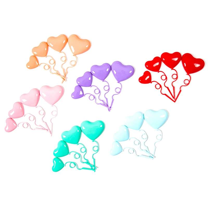 4 шт. романтические топперы для торта красивая девушка тени спины воздушные шары