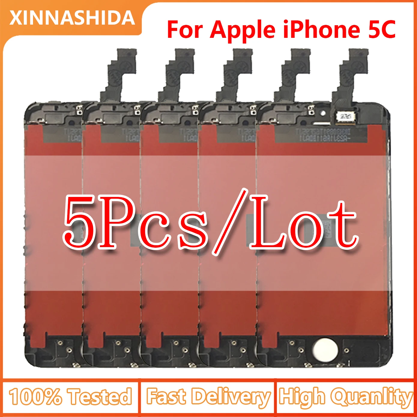 Фото ЖК-дисплей 5 шт./лот для Apple iphone 5C сенсорный экран дигитайзер в сборе запасные