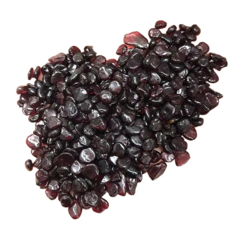 

Natural Garnet Quartz Crystal Tumbled Chips Beads Chakra Healing Crystals