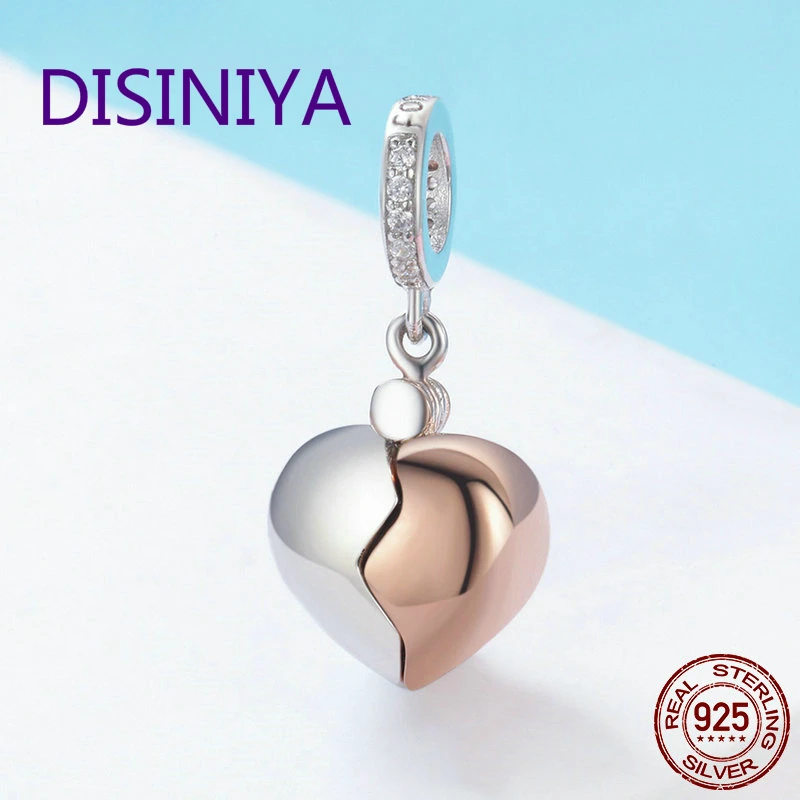 Женский браслет и ожерелье с замком из чистого серебра 925 пробы|Шармы| |