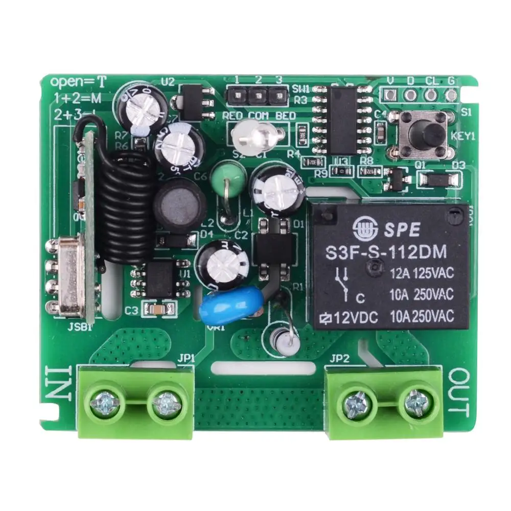 Пульт дистанционного управления для зала/спальни/лампы/умного дома 110 В 220 1 канал