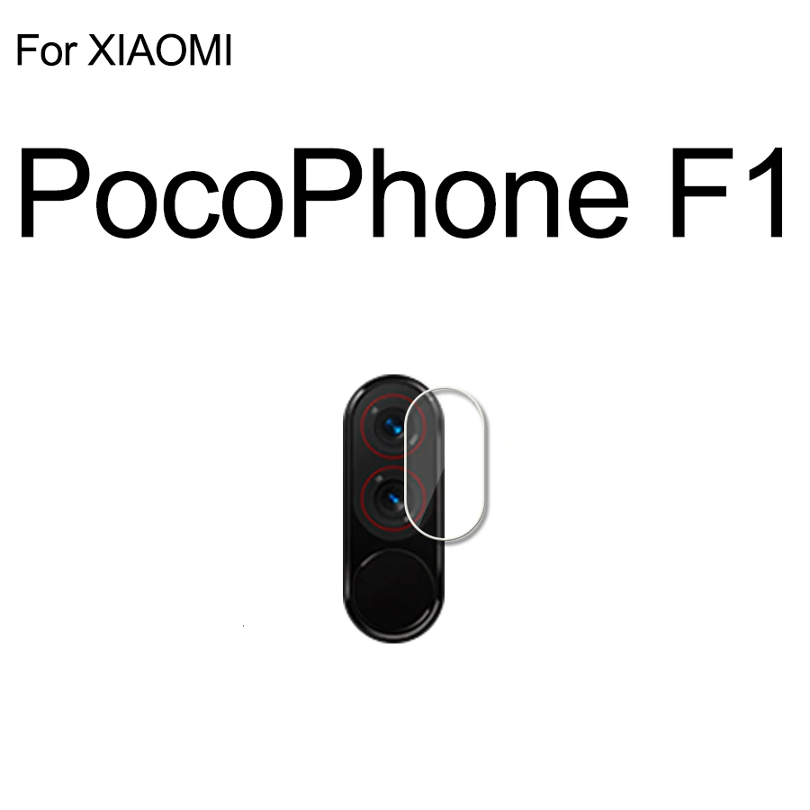 For Poco Phone F1 Защитная пленка для задней камеры 25D для Xiao mi Red mi 6 Pro Note 5 6 Pro 7 Note7 Poco F1 для mi Play mi 8 A2 Lite Glas - Цвет: For Poco Phone F1