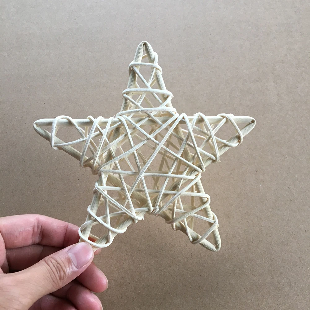 Гирлянда из ротанга, лоза, сделай сам, Звездный венок, вечерние гирлянды, Рождественская елка, украшение на окно, украшение в виде звезды, Рождественская звезда, подарок из ротанга