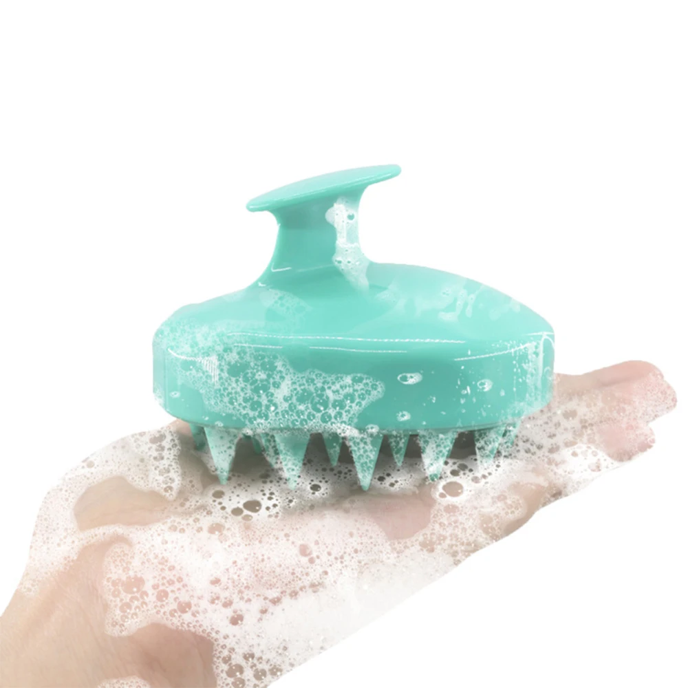 Silicone Handheld Scalp Massage Brush for Shampooing and Showering - Perfect Hair Massager and Cleansing Brush Comb for Bathing and Hair Cleaning image 5