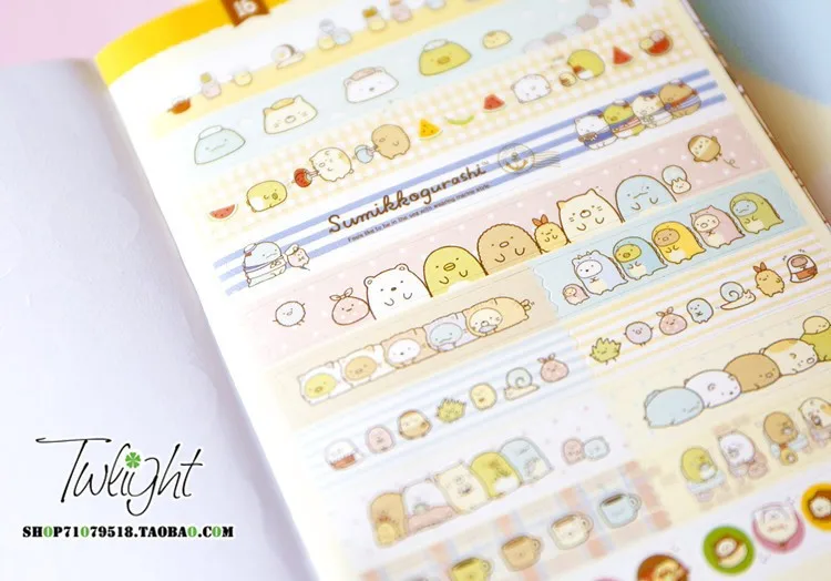 Sumikko Gurashi уголок био действие напечатанный Рисунок мультфильм наклейки украшение