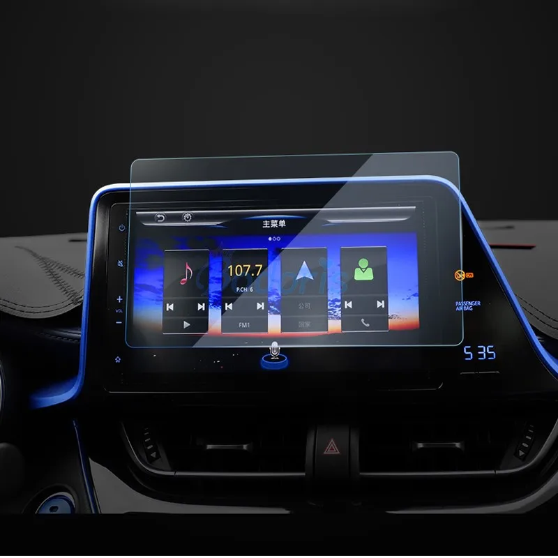 Для Toyota C HR 2016 2018 автомобильная навигация GPS Экран Защитная закаленная пленка анти