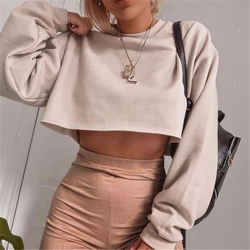 Модная футболка женский укороченный топ осенняя полосатая свободная Женский