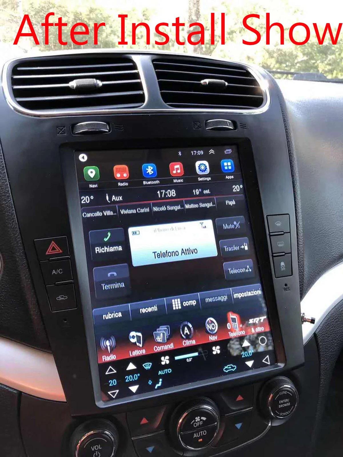 Для Fiat Freemont для Dodge Journey Android 9 0 4 + 64 ГБ Автомобильный магнитофон головное