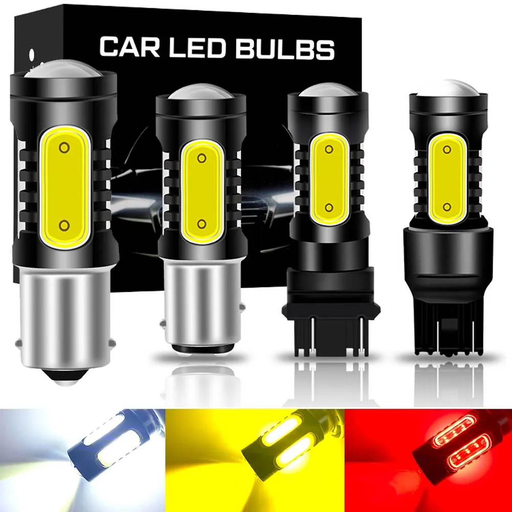 

2PCS 1156 P21W LED BA15S PY21W BAU15S Bulb 12V COB 5SMD T20 7440 W21W 3157 1157 BAY15D P21/5W LED for Reverse Turn Signal Light