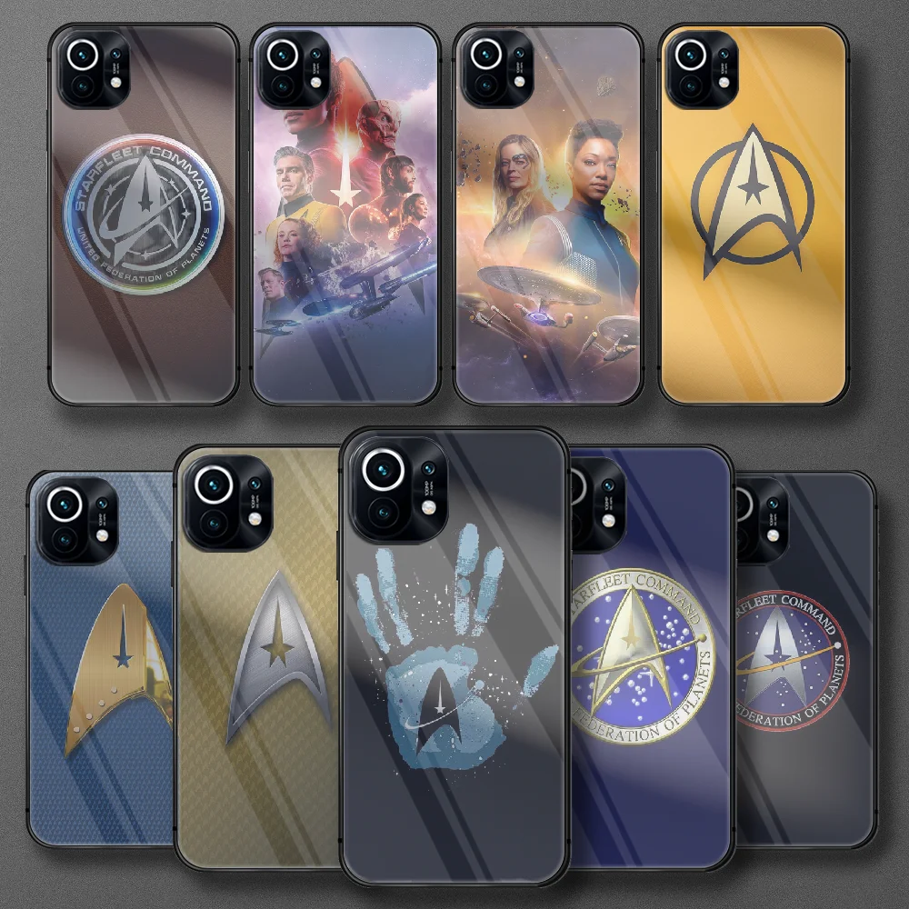 

Star TV Treks Tempered Glass Phone Case For Xiaomi Mi 9 10 11 T Poco X F M 2 3 Mix4 Pro Lite Ultra Nfc Cover Cell Black Cover