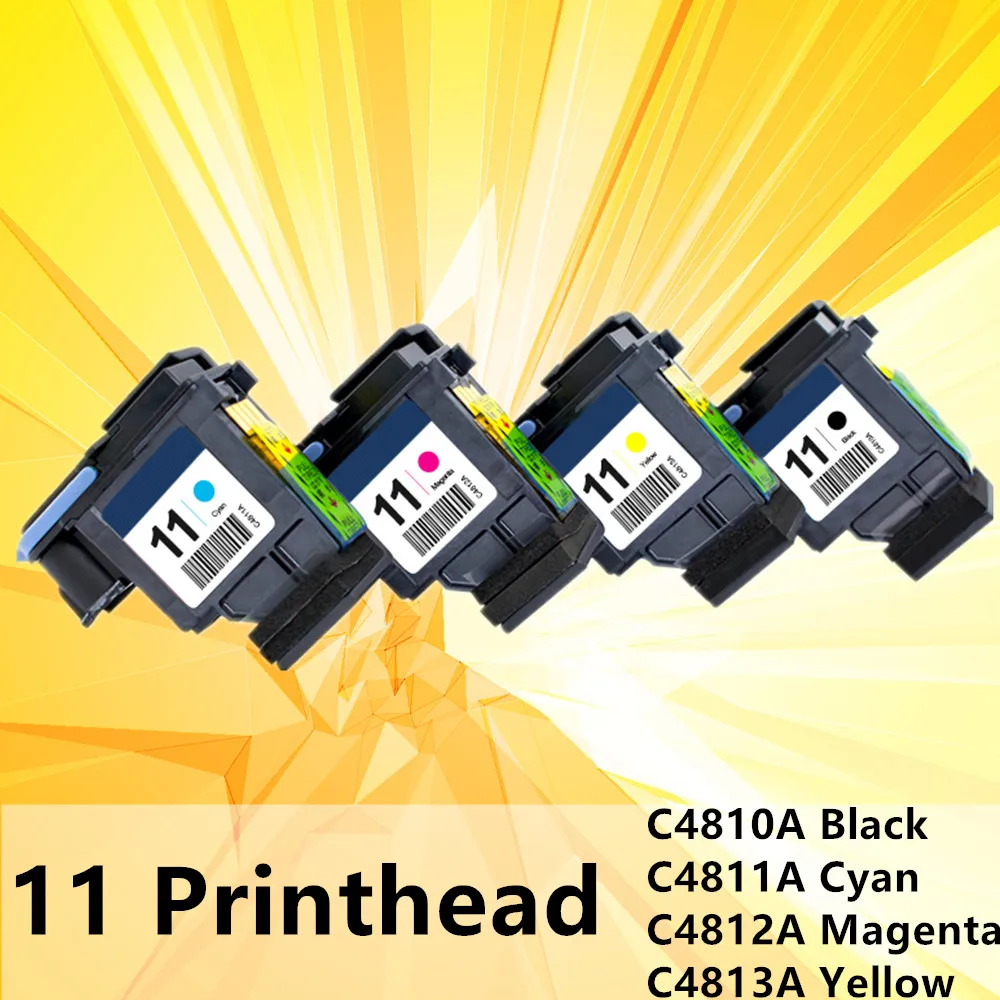 Печатающая головка для HP 11 C4810A C4811A C4812A C4813A печатающая 1000 1100 1200 2200 2280 2300 2600 2800 100 CP1700