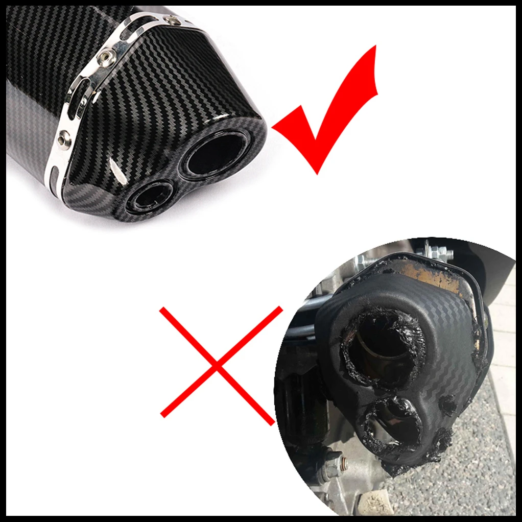 Мотоцикл Akrapovic выхлопная труба Универсальный мотоциклетный крест глушитель скутер Escape для KTM питбайк для KAWASAKI Ninja 300 R3 PCX 150