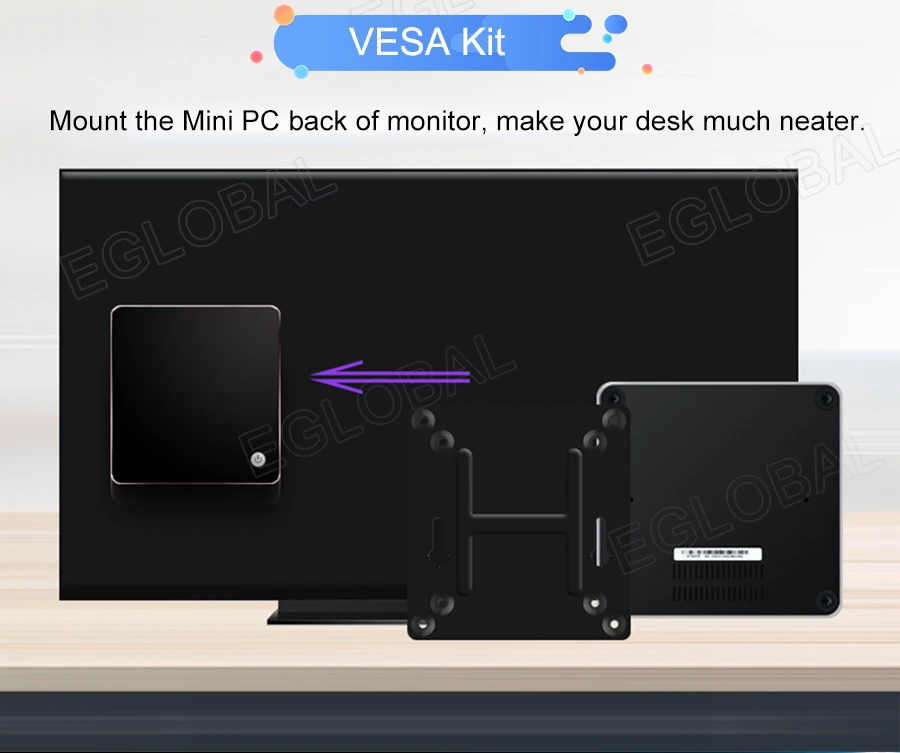 EGLOBAL 8-го поколения Intel Core i7 8250U Мини ПК четырехъядерный 8 МБ кэш NUC компьютер макс 32 Гб DDR4 2* USB3.0, 2* USB2.0