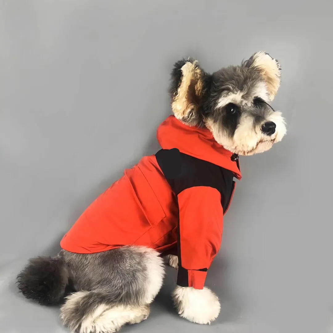 

Pet Одежда с принтом в виде собак зимние теплые собаки красного, желтого и бежевого цвета, утолщенные пуховые пальто куртка для домашних пито...