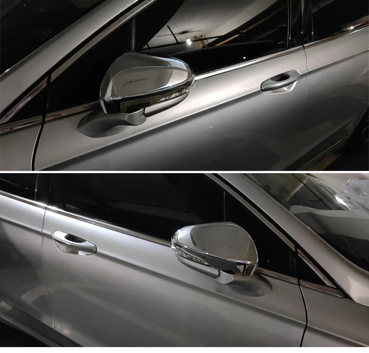 Для Ford Mondeo для Fusion 2013- ABS углеродное волокно печать двери боковое зеркало заднего вида накладка 2 шт