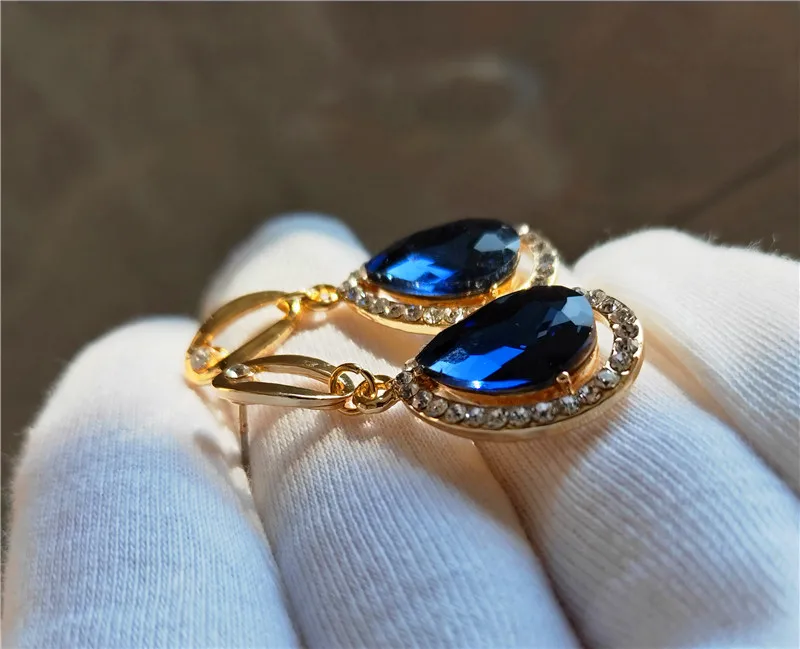 3 цвета женские циркон серьги модные классические праздничное прием вечерние