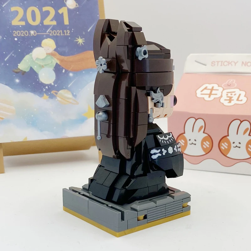 

LOZ 1332 China Ancient Legend Monster Nnmyoji Mage Beauty 3D Model DIY Mini Blocks Bricks Building Toy for Children no Box