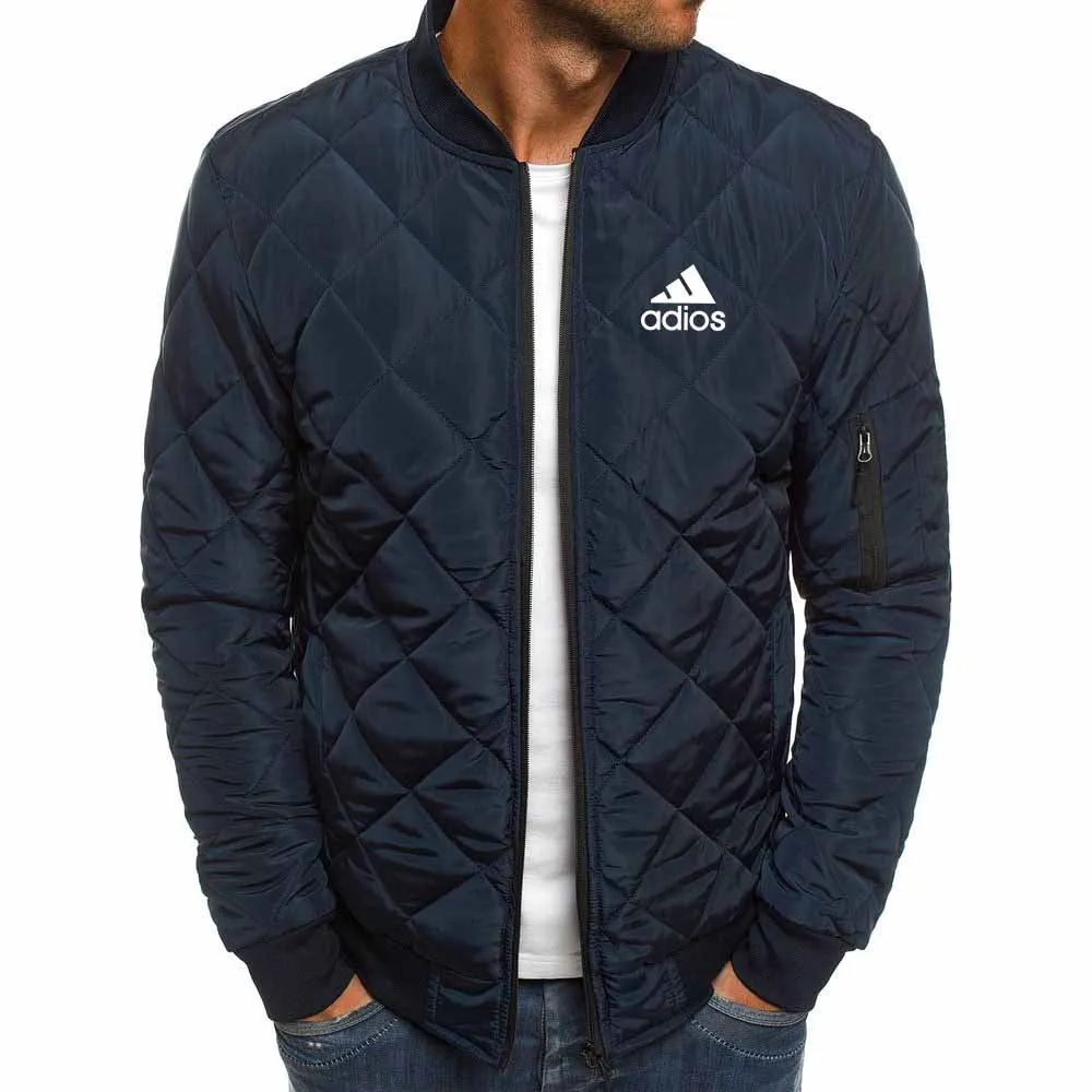 

2021 Hot IP Tide Brand New Warm Thickening Men's Stand Collar Cotton Parker Jacket Winter Casual Fashion All-match Jacket 4