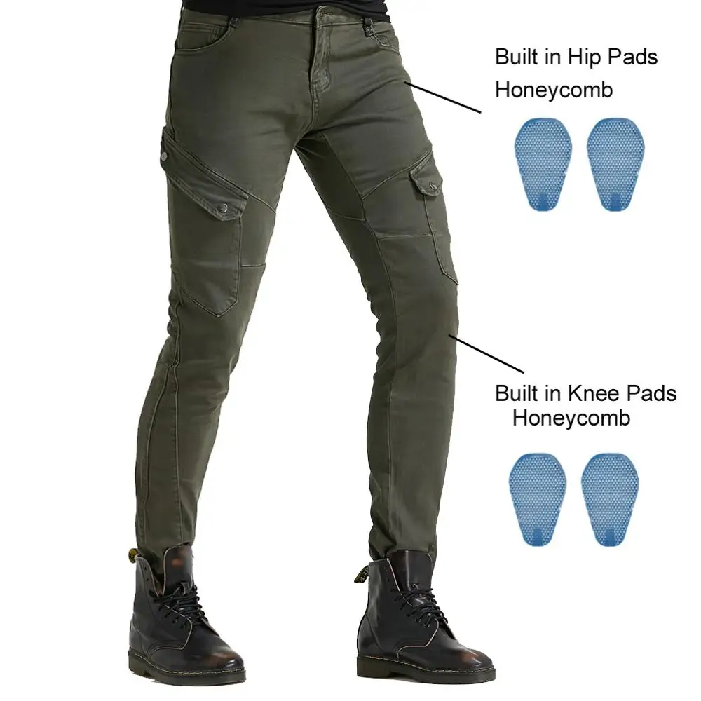 Мужские женские мужские мотоциклетные джинсы для езды на мотоцикле защитные