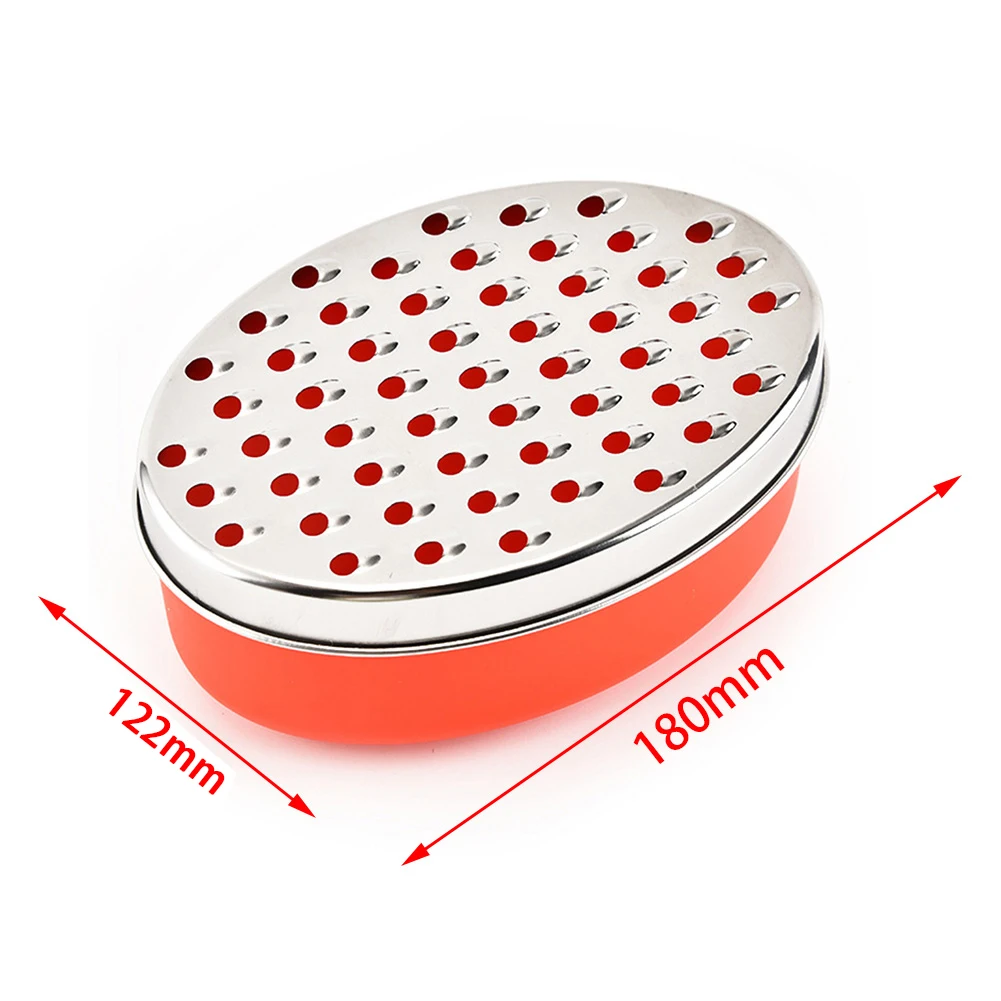 

Cheese Grater Oval Box Multifunctional Container Vegetables Practical Easy Clean Slicer Kitchen Quick Fruits Tools Driopship