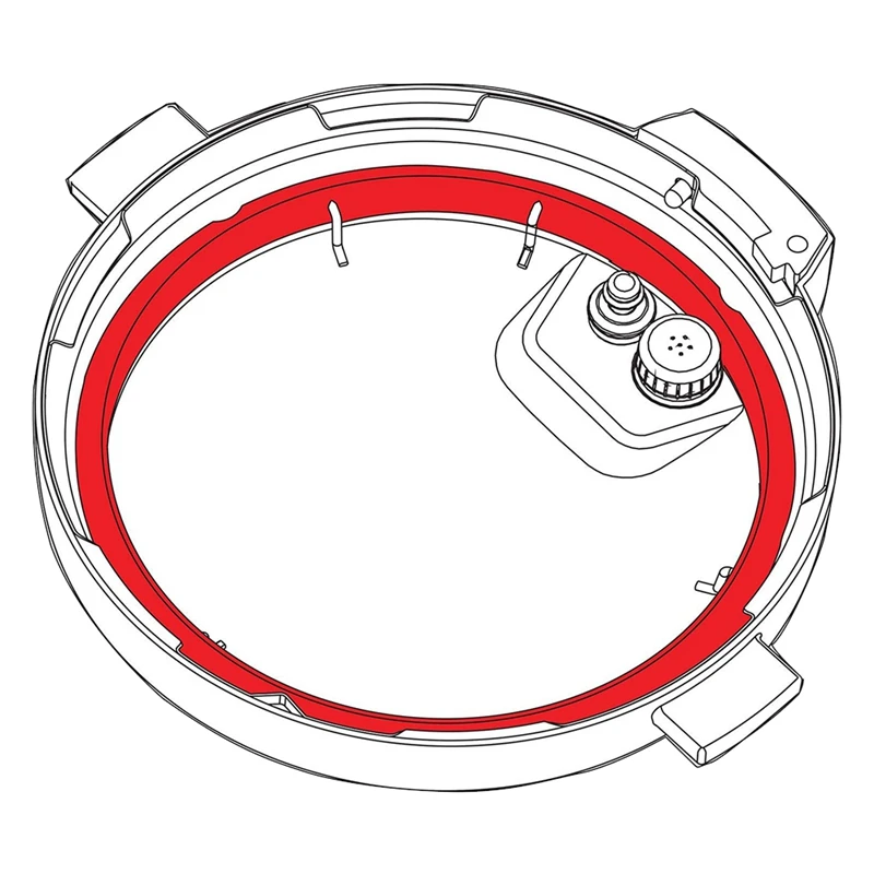 Силиконовое уплотнительное кольцо для скороварки аксессуары кастрюль мини 3
