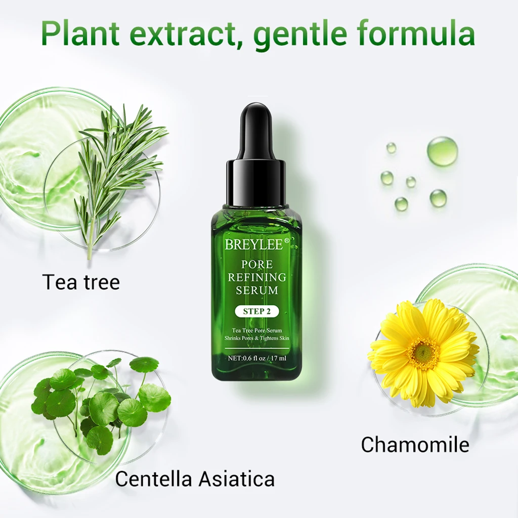 Сыворотка BREYLEE для сужения пор подтягивает поры увлажняет отбеливающая эссенция