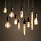 Ретро лампа Эдисона e27 220 В 40 Вт ST64 G80 G95 T45 T100 T185 A19 винтажная лампа накаливания лампа Эдисона для украшения дома