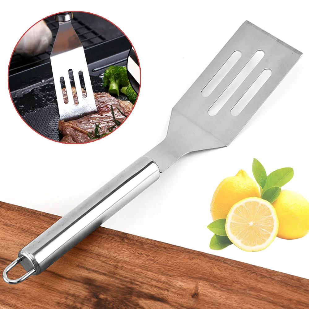 Кухонная посуда из нержавеющей стали металлическая кулинарная лопатка