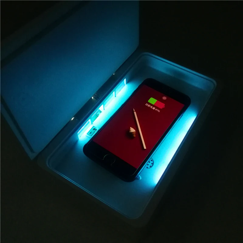 Новейшая машина с нанопокрытием USB УФ стерилизатор для мобильного телефона