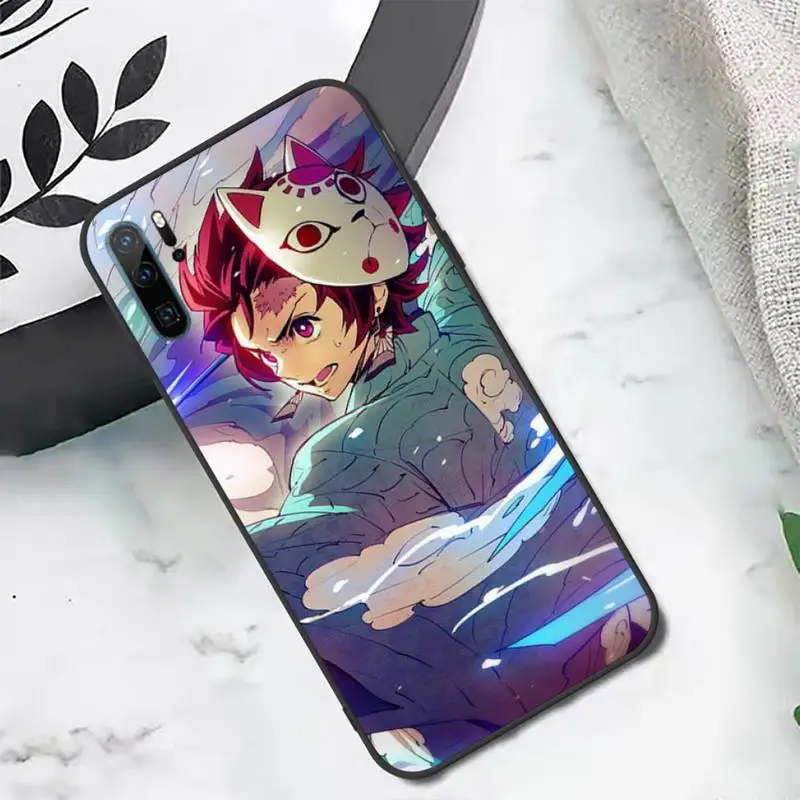 

Demon Slayer Anime Funda Phone Case For Huawei P20 P30 P40 lite Pro P Smart 2019 Mate 10 20 Lite Pro Nova 5t