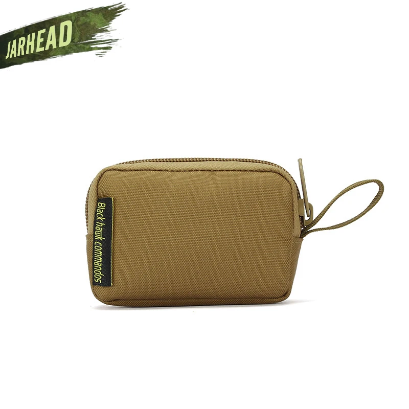 Outdoor Square coin purse Headset Bag Small MOLLE Accessory pocket Key Case For Backpack Belt Vest Accessories | Спорт и развлечения