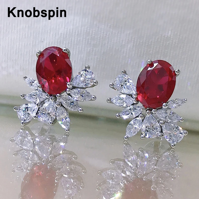 

Серьги-гвоздики из серебра 100% пробы в форме яйца, 6 х8 мм