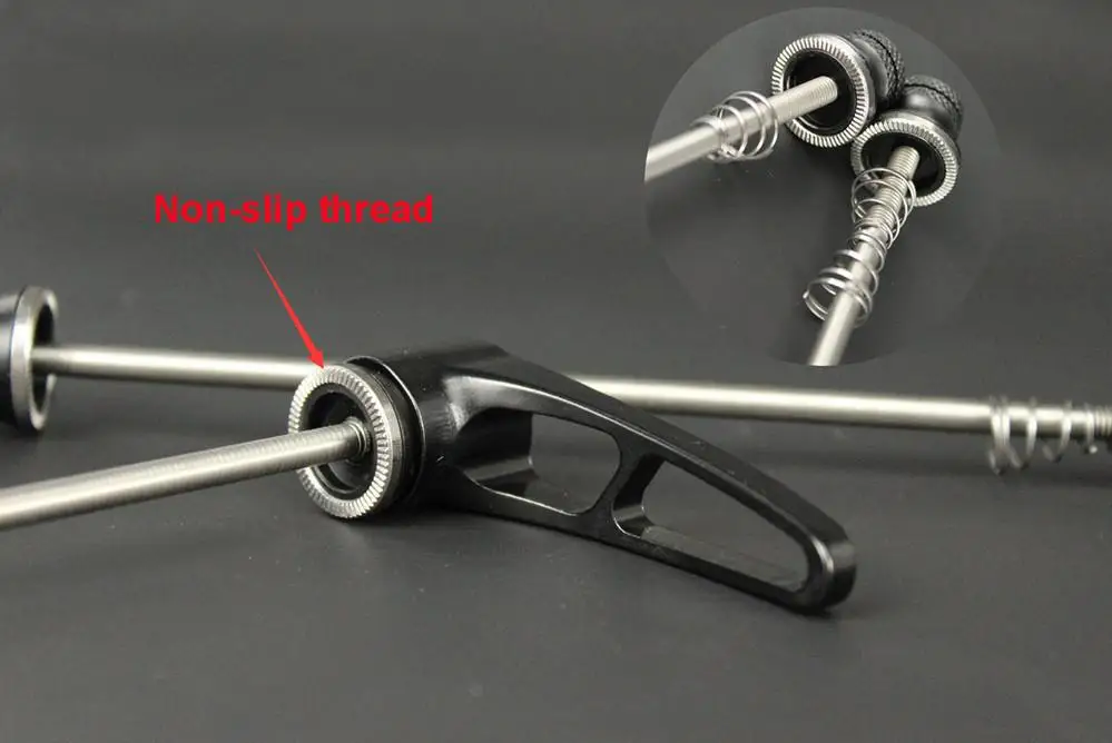 1 пара велосипедных быстроразъемных титановых шпагатов QR для шоссейного