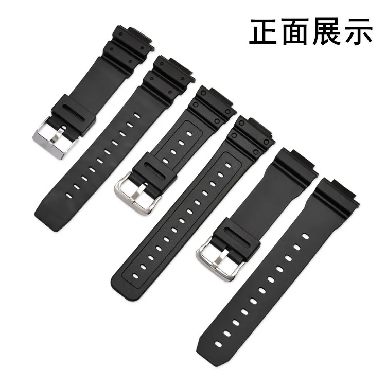 

16mm X 25mm Rubber Watchbands High Quality Men Sports Silicone Watch Strap Band for Casio G-shock 9052 5600 6900 Series