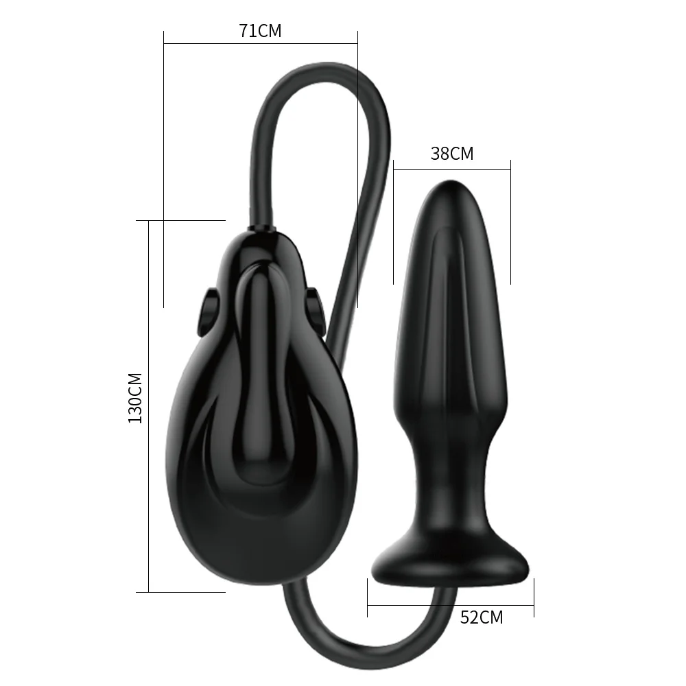 10-дневная надувная Анальная пробка фаллоимитатор с насосом Анальный расширитель