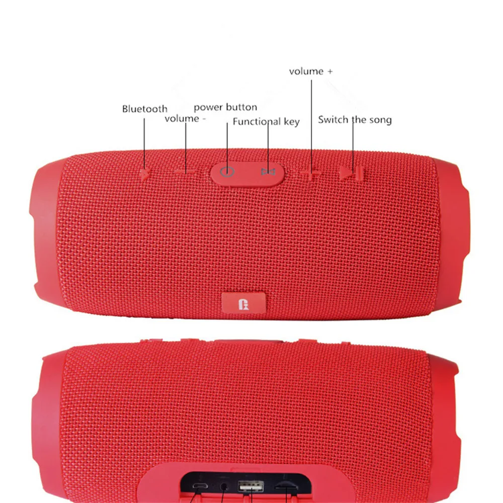 Портативные bluetooth динамики наружный беспроводной динамик сабвуфер адаптер