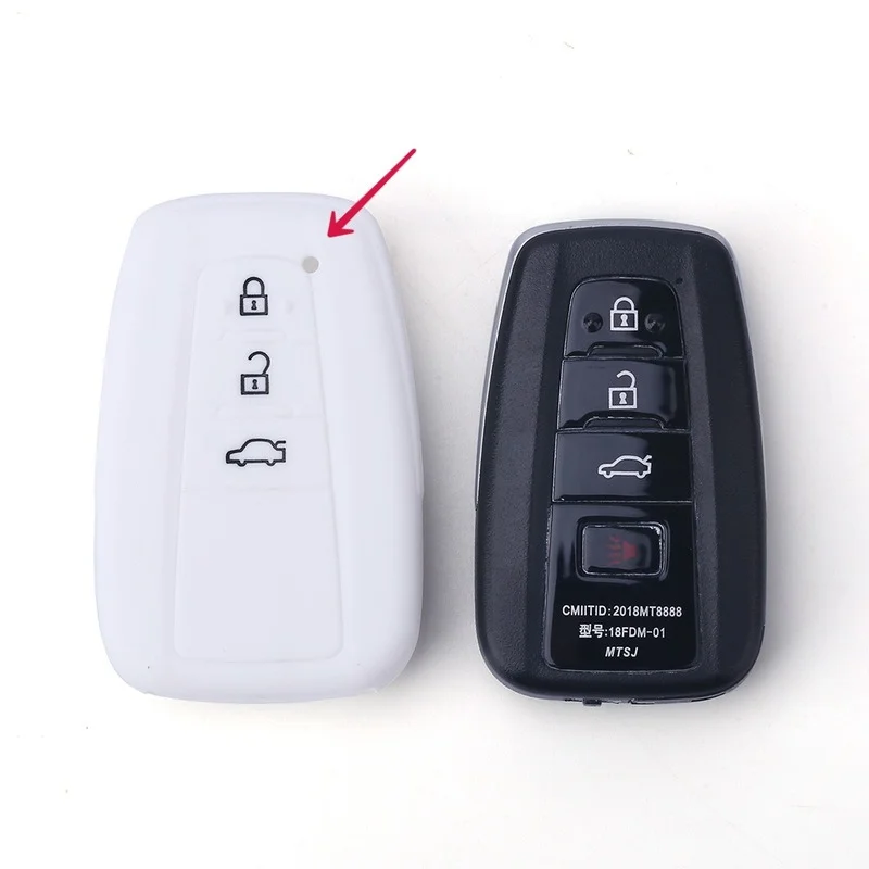 

Silicone Key Case Is Suitable for Toyota 8th Generation Camry Yize 19 Ralink Car Key Case