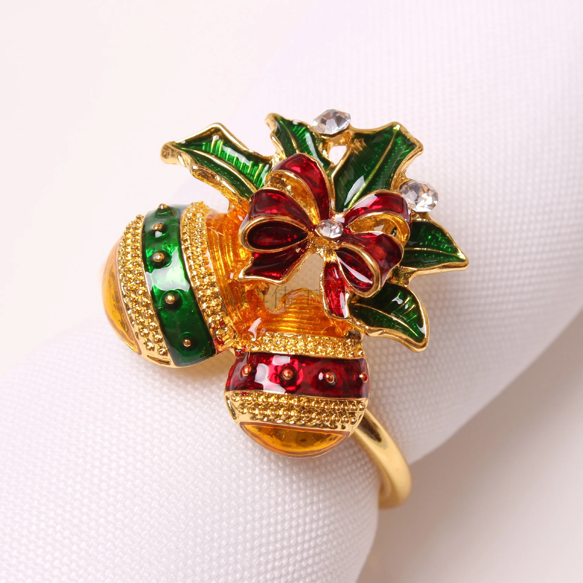 6 шт. кольца для салфеток на Рождество украшения стола аксессуары пряжка домашний