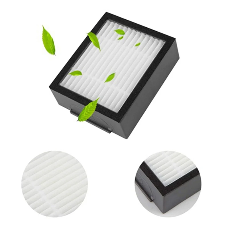 

Suitable for Irobot Roomba I7+ E5 E6 er Replacement Accessories (Main Brush, Hepa Filter and Side Brush)
