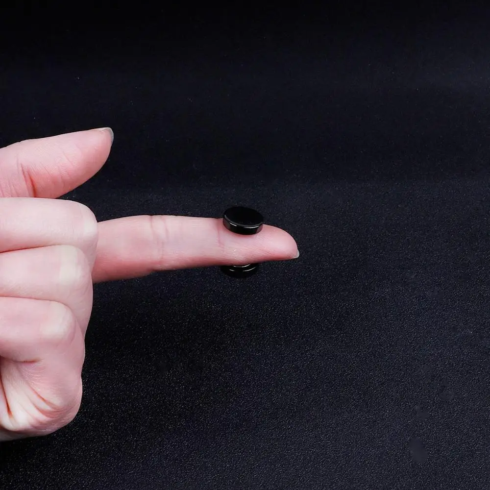 1 шт./лот модные мужские серьги серебряного цвета панк с сильным магнитом