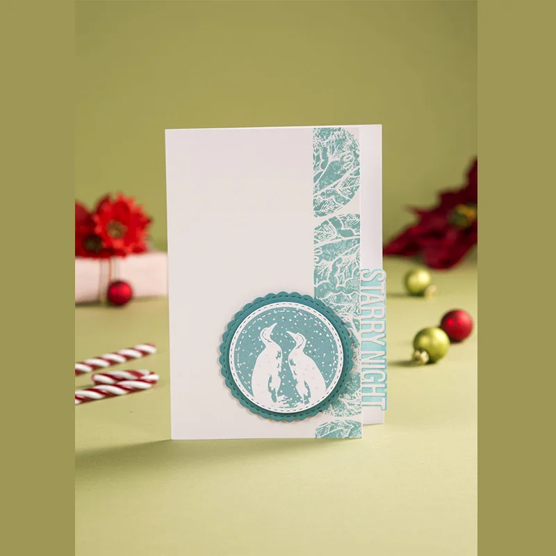 Merry Christmas Noel Letter Santance Line рамка металлические Вырубные штампы Скрапбукинг открытка для рукоделия украшения трафарет новые штампы