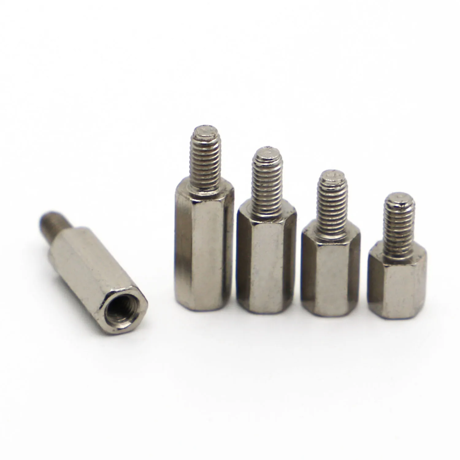 M2 M2.5 M3 M4 Nickel Plated Steel Hex Standoff Male Spacer Metric Thread Hexagon PCB Motherboard Mount Pillar Stud | Обустройство