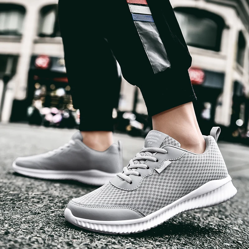 

Очень легкая обувь; Мужская Летняя Повседневная обувь из сетчатого материала; Дышащая мягкая прогулочная обувь; 3 цвета; Zapatillas Hombre; Большие р...