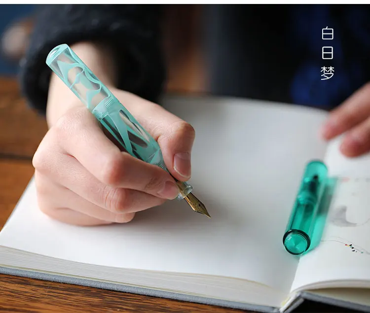 Moonman Wancai Мини Прозрачная карманная капельница перьевая ручка высокого качества