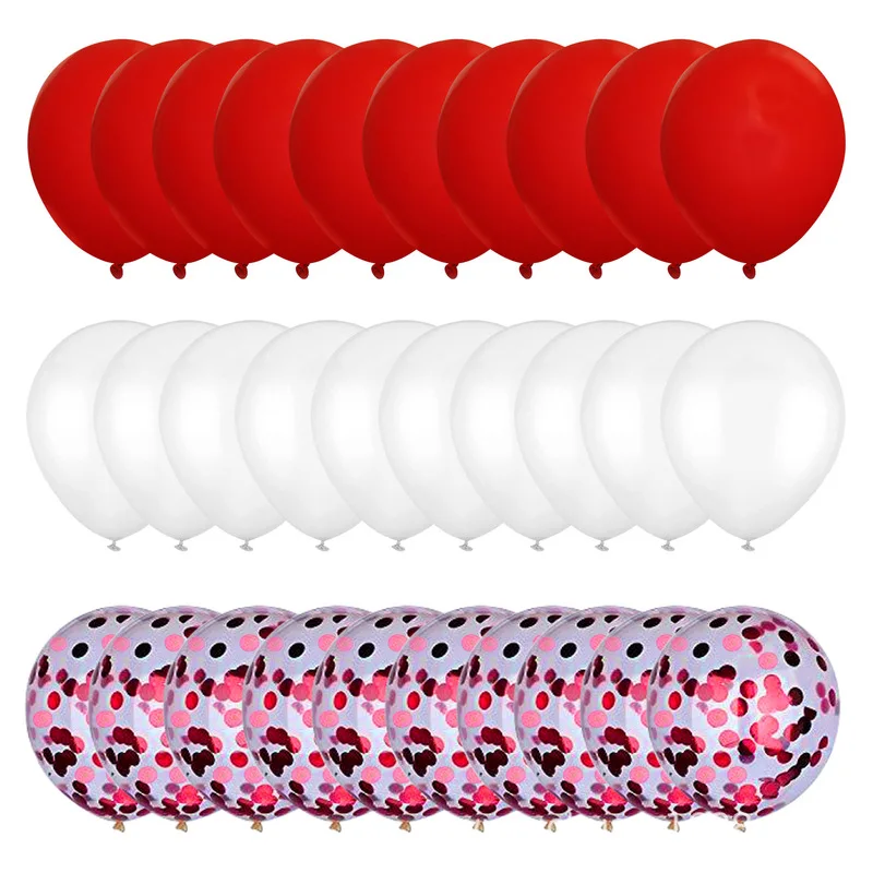 

30pcs 12Inch Rose Gold Balloons Decorations Metallic Decors Party Chrome Year Confetti Birthday Decor Wedding New Balloon