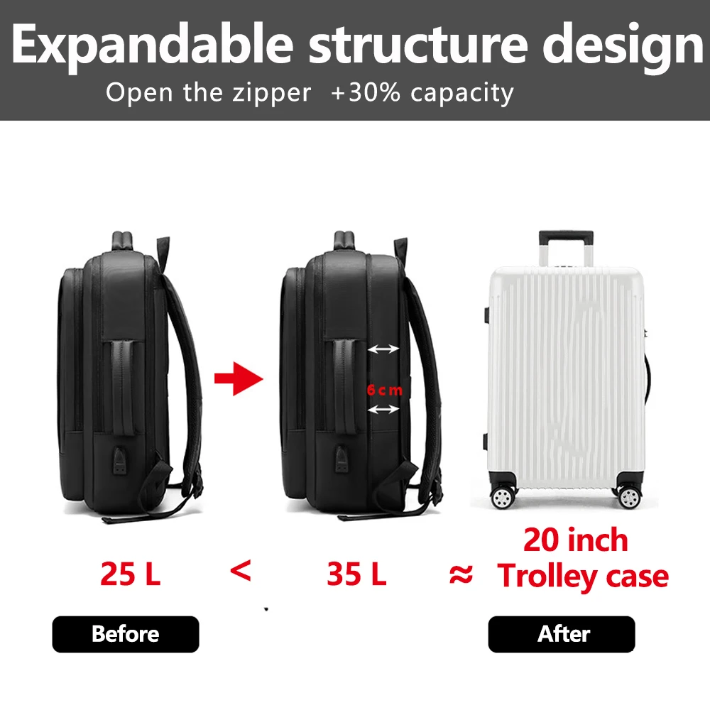 ike marti new backpacks men laptop business bag usb charging male mochila sac a dos waterproof school anti theft travel bagpack free global shipping