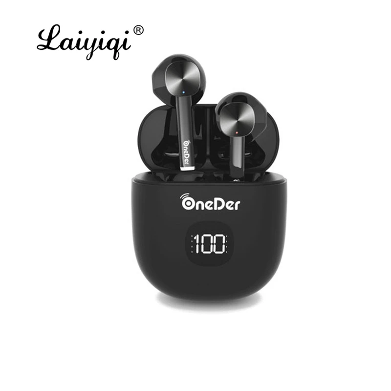 

Laiyiqi battery Led Display TWS Bluetooth 5.0 Earphones Wireless Headphones Gaming Headset Earbuds Sports Microphone mp3 HiFi