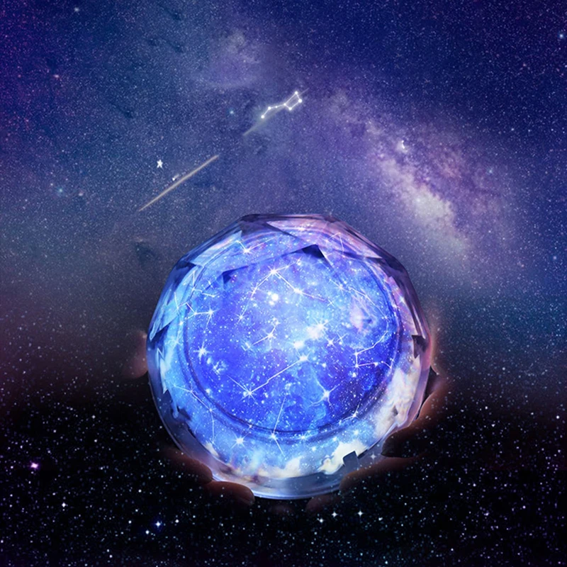 Звездный лунный галактический ночник проекционная лампа звездное небо